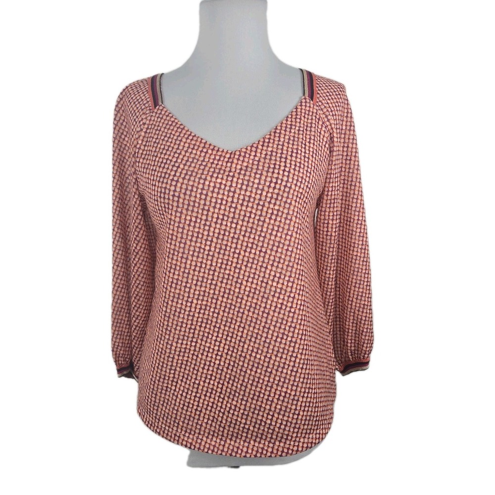 Cap Juluca "A New Story" by Aldo Martins Multicolor Abstract Print Top‎ Size XS